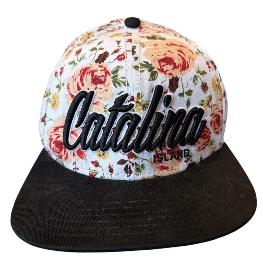 Catalina Island California Cap Hat Adjustble SnapBack Adult Unisex Floral Hawaii